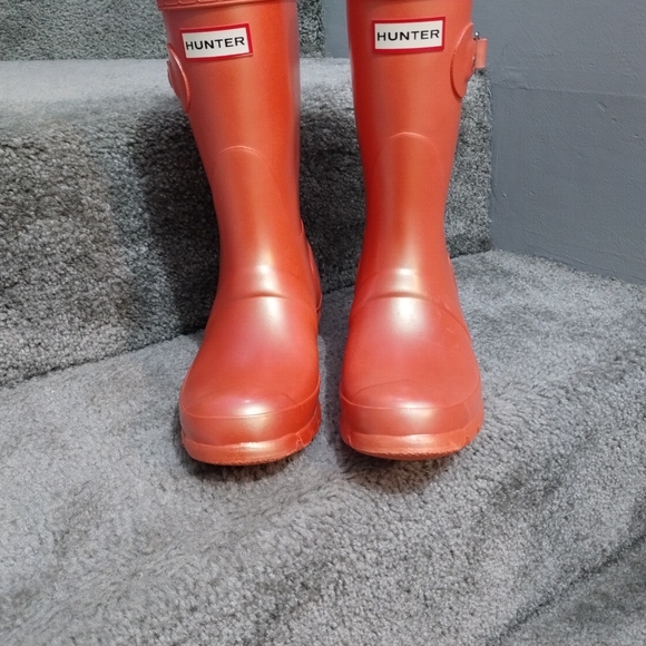 Hunter Coral Rain Boots - Picture 1 of 9